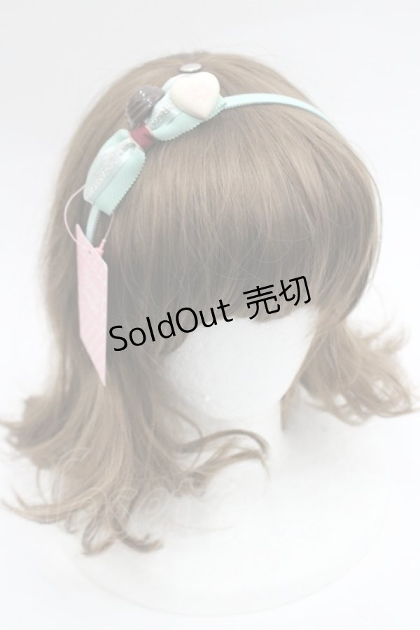 画像1: Shirley Temple / チョコリボンカチューシャ  ミント I-26-03-08-033-ET-AC-SA-ZI (1)