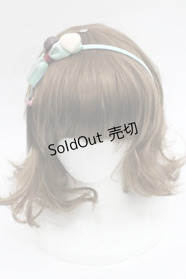 画像2: Shirley Temple / チョコリボンカチューシャ  ミント I-26-03-08-033-ET-AC-SA-ZI (2)