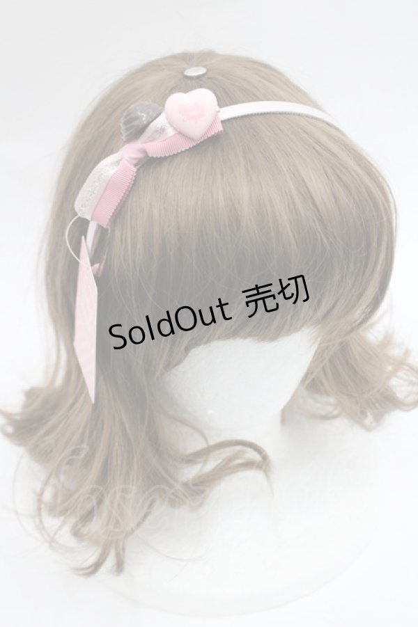 画像1: Shirley Temple / チョコリボンカチューシャ  ピンク I-26-03-08-034-ET-AC-SA-ZI (1)