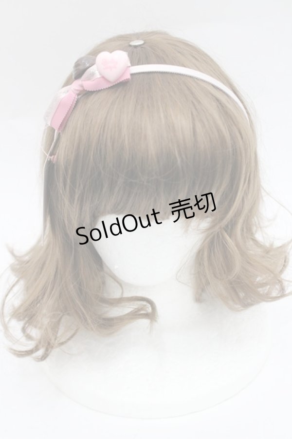 画像2: Shirley Temple / チョコリボンカチューシャ  ピンク I-26-03-08-034-ET-AC-SA-ZI (2)