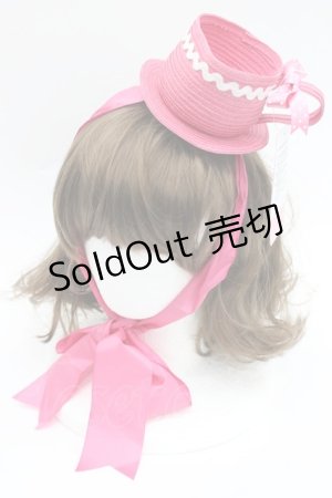 画像: Shirley Temple / ティーパーティヘッドドレス  濃ピンク I-26-03-08-036-ET-AC-SA-ZI