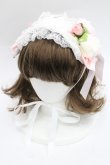 画像1: Angelic Pretty / Eternal Roseヘッドドレス  白Ｘピンク I-26-03-08-038-AP-AC-SA-ZI (1)