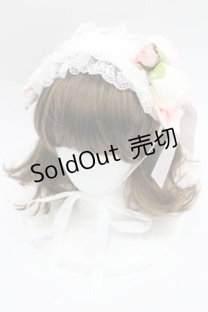 画像: Angelic Pretty / Eternal Roseヘッドドレス  白Ｘピンク I-26-03-08-038-AP-AC-SA-ZI