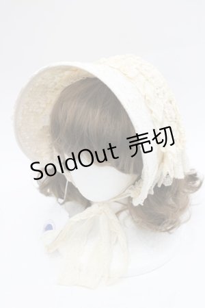 画像: Hoshibako Works / サマーピクニック2wayボンネット  生成り I-26-03-08-050-LO-AC-SA-ZI