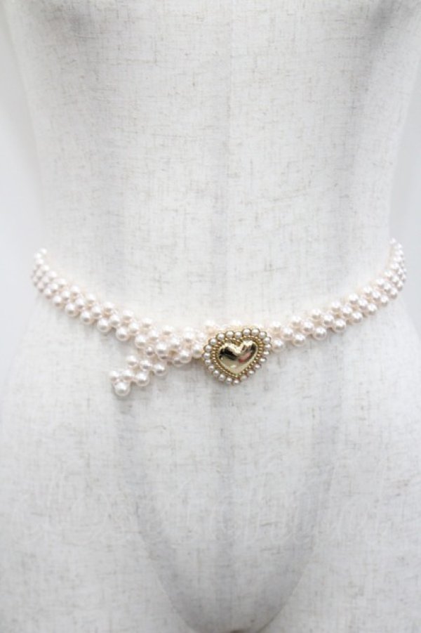 画像1: m petit by misako / TT*AMハートPLベルト  中桃 I-26-03-08-009-LO-ZA-SA-ZI (1)