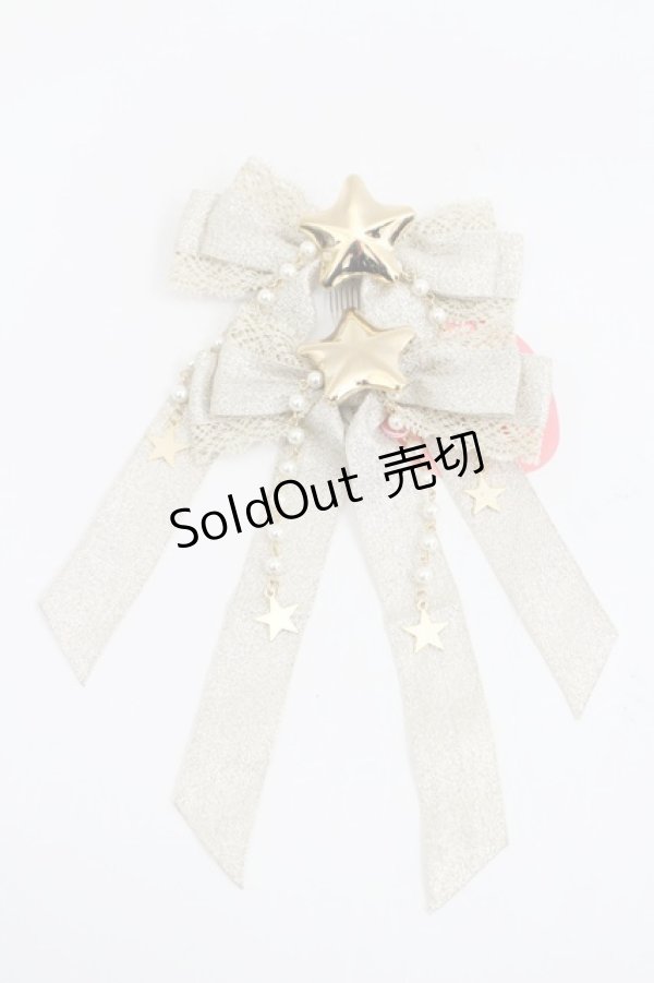 画像1: BABY,THE STARS SHINE BRIGHT / スターダストな魔法少女リボンコーム  ゴールド I-26-03-08-075-BA-AC-SA-ZI (1)