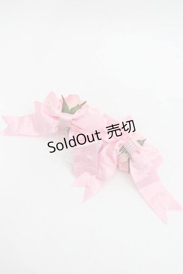 画像3: Angelic Pretty / True Roseコーム  ピンク I-26-03-08-076-AP-AC-SA-ZI (3)