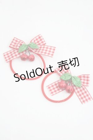 画像: Shirley Temple / ラメチェリーヘアゴムセット  赤 I-26-03-08-081-ET-AC-SA-ZI