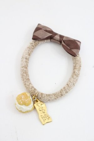 画像: Emily Temple cute / プチシューヘアゴム  ブラウン I-26-03-08-086-ET-AC-SA-ZI