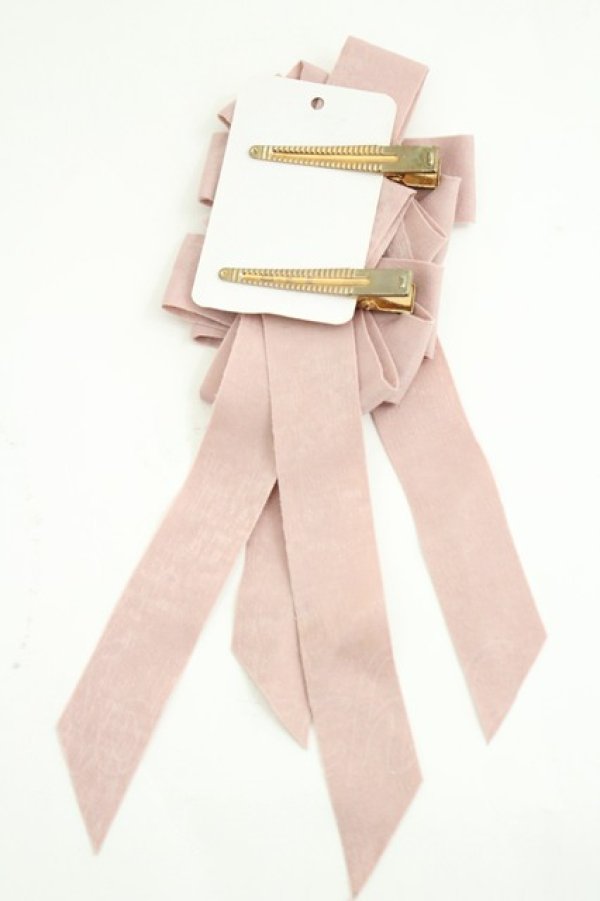 画像2: Hoshibako Works / プレゼントリボンクリップ  ピンク I-26-03-08-096-LO-AC-SA-ZI (2)