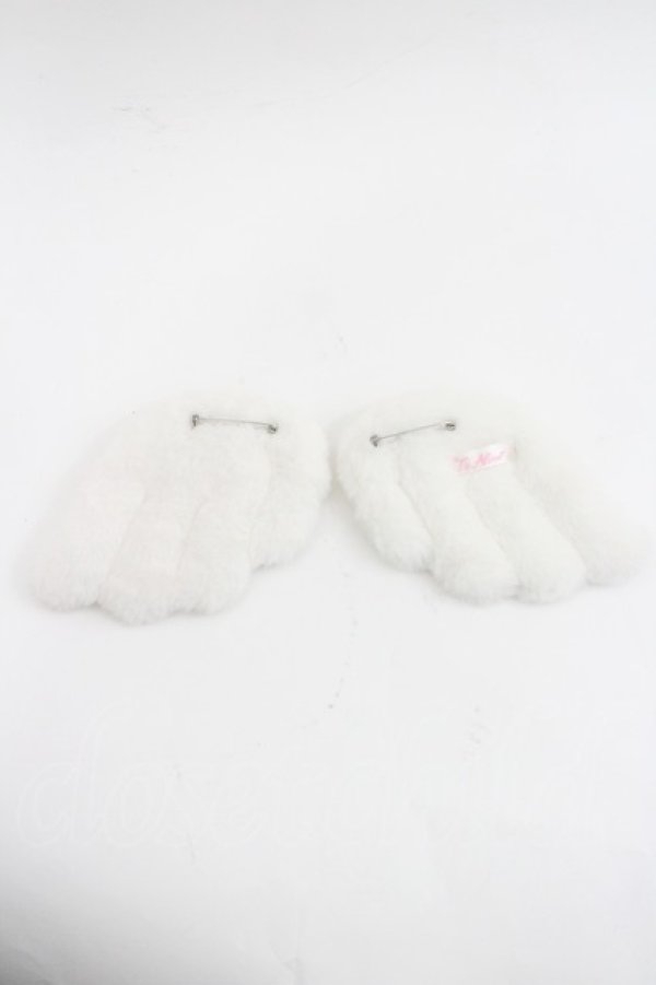 画像2: To Alice / 天使の羽根ブローチ  ホワイト I-26-03-08-098-0-ZA-SA-ZI (2)