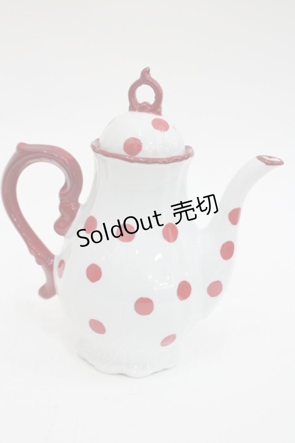 画像2: Shirley Temple / ドットポット  白Ｘ赤 I-26-03-08-106-ET-ZA-SA-ZI (2)