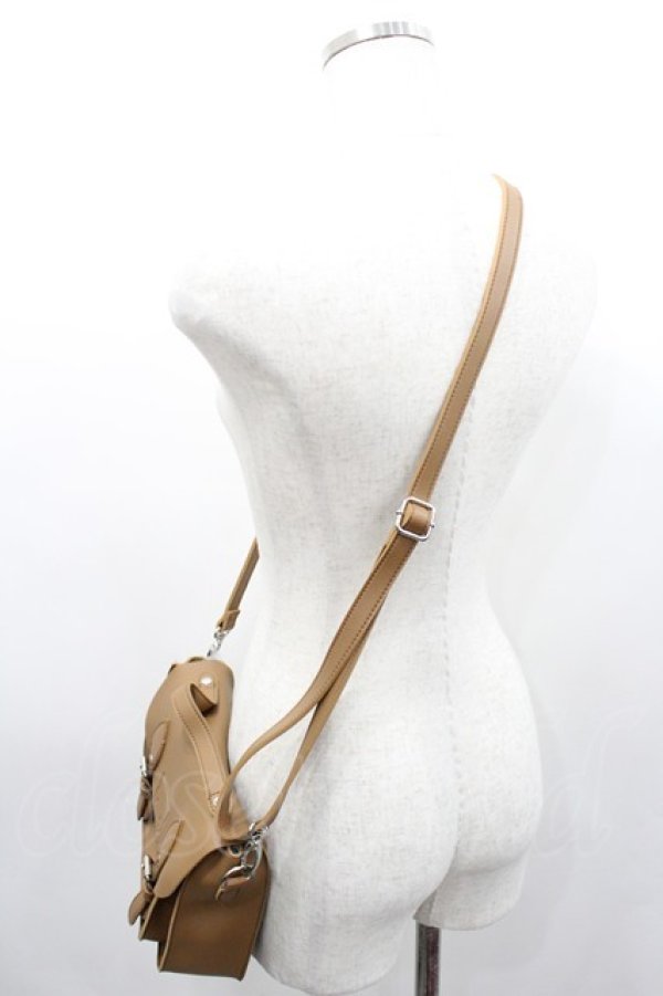 画像3: Rydia / コビニャーレザーショルダーバッグ  ブラウン I-26-03-08-012-PU-BG-SA-ZI (3)