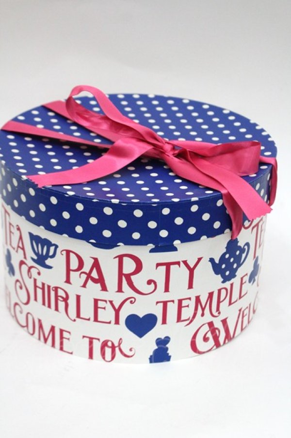 画像1: Shirley Temple / G 帽子箱  青 I-26-03-08-107-ET-ZA-SA-ZI (1)