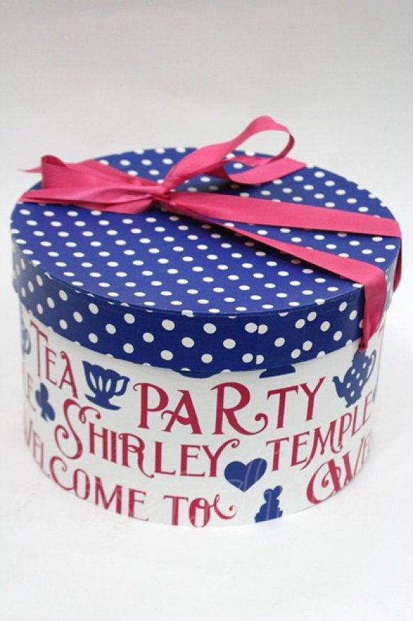 画像2: Shirley Temple / G 帽子箱  青 I-26-03-08-107-ET-ZA-SA-ZI (2)