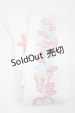 画像: BABY,THE STARS SHINE BRIGHT / うさぎちゃんのキラキラ雫ランデヴーオーバーニー  白Ｘピンク I-26-03-08-111-BA-ZA-SA-ZI