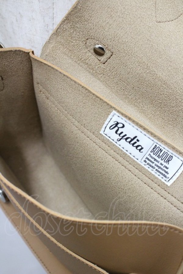 画像5: Rydia / コビニャーレザーショルダーバッグ  ブラウン I-26-03-08-012-PU-BG-SA-ZI (5)