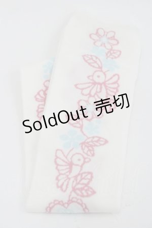 画像: BABY,THE STARS SHINE BRIGHT / うさぎちゃんのキラキラ雫ランデヴーオーバーニー  白Ｘピンク I-26-03-08-116-BA-ZA-SA-ZI