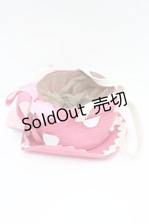 画像: Shirley Temple / ティーパーティハンドバッグ  濃ピンク I-26-03-08-013-ET-BG-SA-ZI