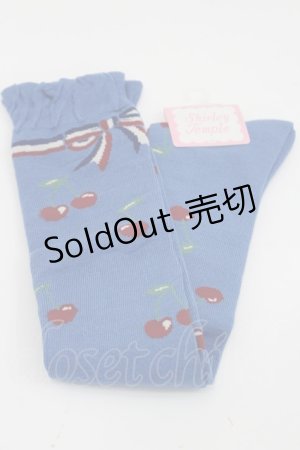 画像: Shirley Temple / チェリーオーバーニー 22~24CM 青 I-26-03-08-119-ET-ZA-SA-ZI