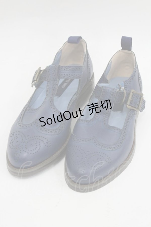 画像1: PINK HOUSE / パイピングシューズ 2S 青 I-26-03-08-122-LO-SH-SA-ZI (1)