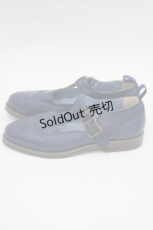 画像2: PINK HOUSE / パイピングシューズ 2S 青 I-26-03-08-122-LO-SH-SA-ZI (2)