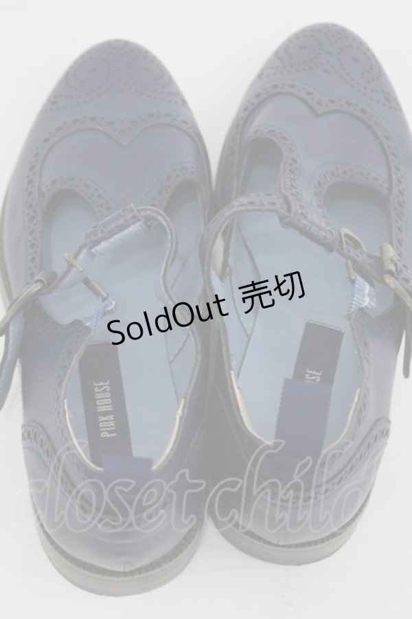 画像4: PINK HOUSE / パイピングシューズ 2S 青 I-26-03-08-122-LO-SH-SA-ZI (4)