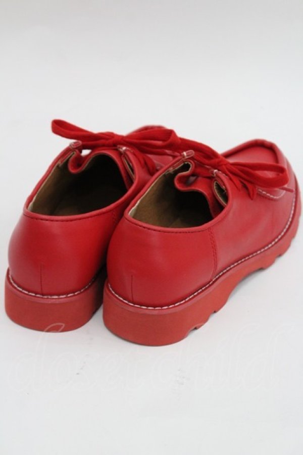 画像3: PINK HOUSE / チロリアンシューズ 2S 赤 I-26-03-08-123-LO-SH-SA-ZI (3)