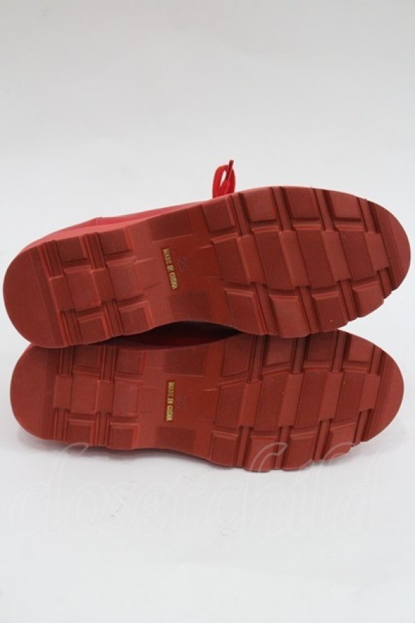 画像4: PINK HOUSE / チロリアンシューズ 2S 赤 I-26-03-08-123-LO-SH-SA-ZI (4)