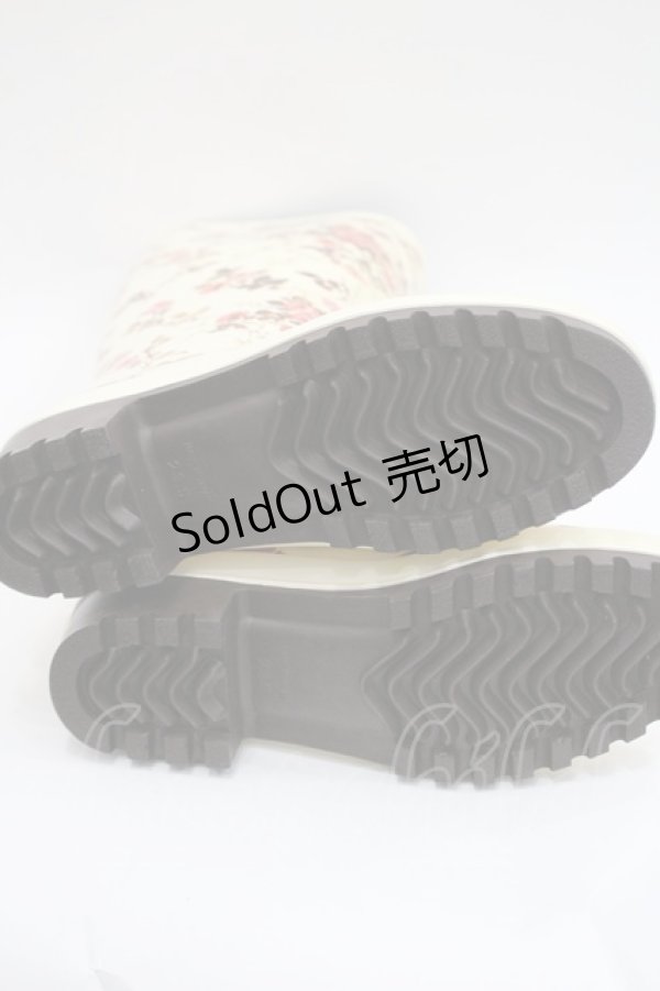 画像4: PINK HOUSE / レインブーツ 23.5CM アイボリー I-26-03-08-125-LO-SH-SA-ZI (4)