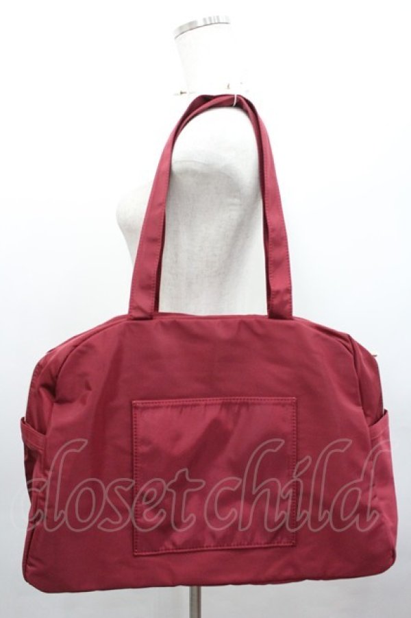 画像3: m petit by misako / AMリボンボストン  濃赤 I-26-03-08-014-LO-BG-SA-ZI (3)