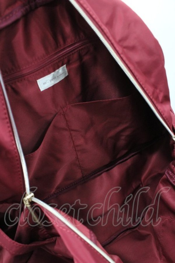 画像4: m petit by misako / AMリボンボストン  濃赤 I-26-03-08-014-LO-BG-SA-ZI (4)