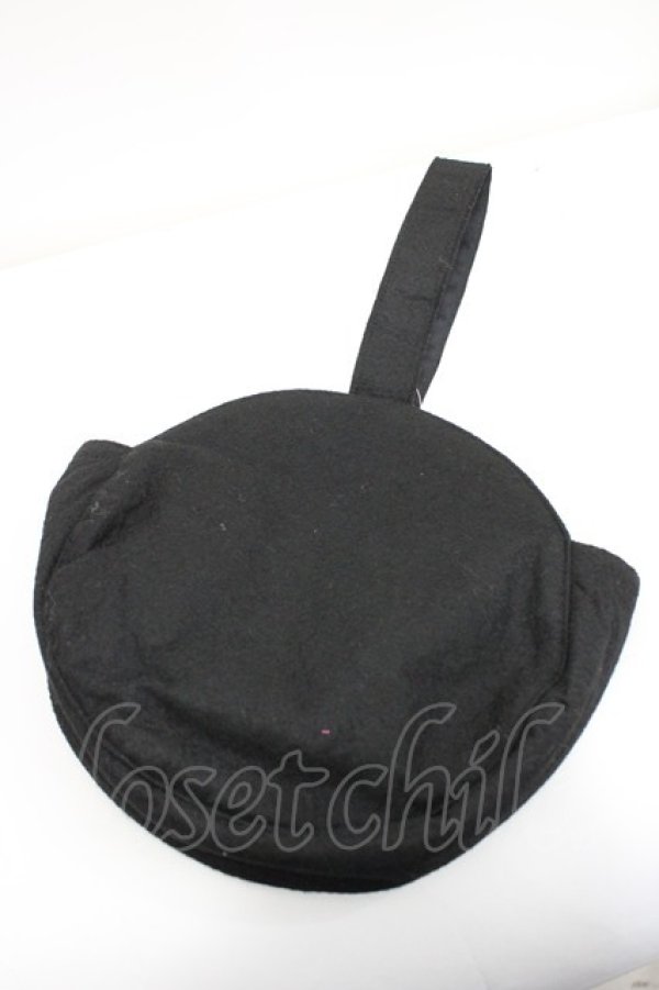 画像2: Shirley Temple / 時計バッグ  黒Ｘ白 I-26-03-08-015-ET-BG-SA-ZI (2)