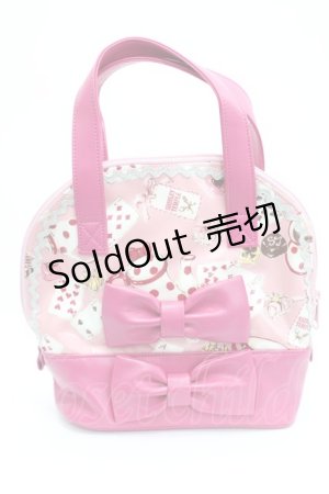 画像: Shirley Temple / ティーパーティバッグ  濃ピンク I-26-03-08-016-ET-BG-SA-ZI