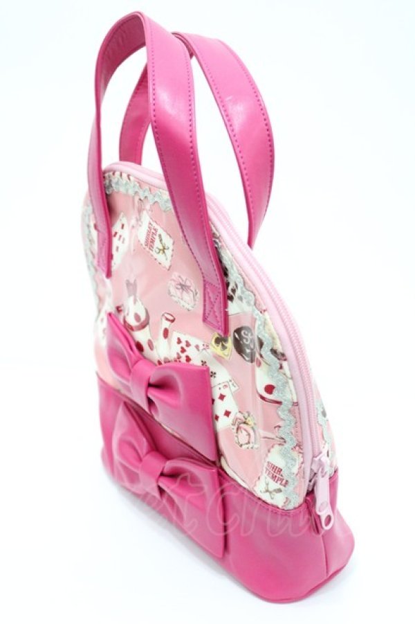 画像3: Shirley Temple / ティーパーティバッグ  濃ピンク I-26-03-08-016-ET-BG-SA-ZI (3)