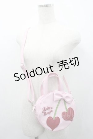 画像: Shirley Temple / ハートチェリーショルダーバッグ  ピンクＸ赤 I-26-03-08-017-ET-BG-SA-ZI