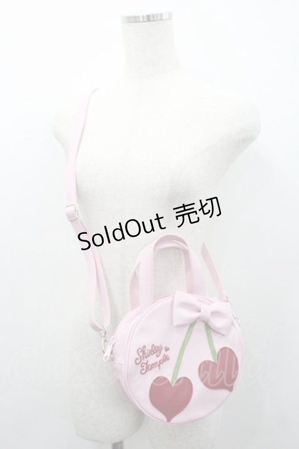 画像1: Shirley Temple / ハートチェリーショルダーバッグ  ピンクＸ赤 I-26-03-08-017-ET-BG-SA-ZI (1)