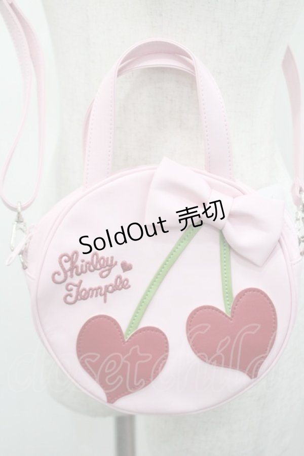 画像2: Shirley Temple / ハートチェリーショルダーバッグ  ピンクＸ赤 I-26-03-08-017-ET-BG-SA-ZI (2)