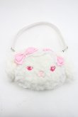 画像1: BABY,THE STARS SHINE BRIGHT / うさくみゃちゃんパスケースポーチ  白Ｘピンク I-26-03-08-019-BA-ZA-SA-ZI (1)