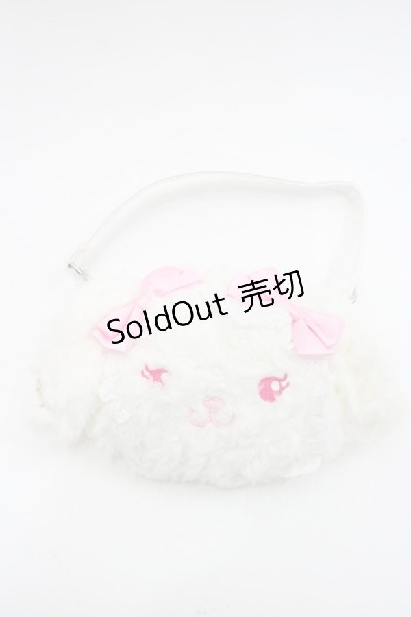 画像1: BABY,THE STARS SHINE BRIGHT / うさくみゃちゃんパスケースポーチ  白Ｘピンク I-26-03-08-020-BA-ZA-SA-ZI (1)