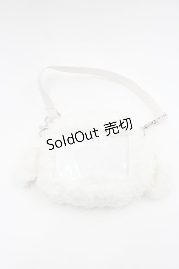 画像2: BABY,THE STARS SHINE BRIGHT / うさくみゃちゃんパスケースポーチ  白Ｘピンク I-26-03-08-020-BA-ZA-SA-ZI (2)