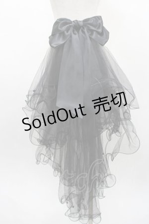 画像: LOLITAその他(お買取対象外) / リボンチュールバッスルブローチ  黒 I-26-03-08-021-LO-ZA-SA-ZI