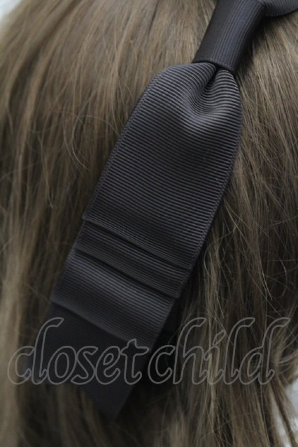 画像3: Innocent World / ナナメリボンカチューシャ  ブラウン I-26-03-08-023-IW-AC-SA-ZI (3)