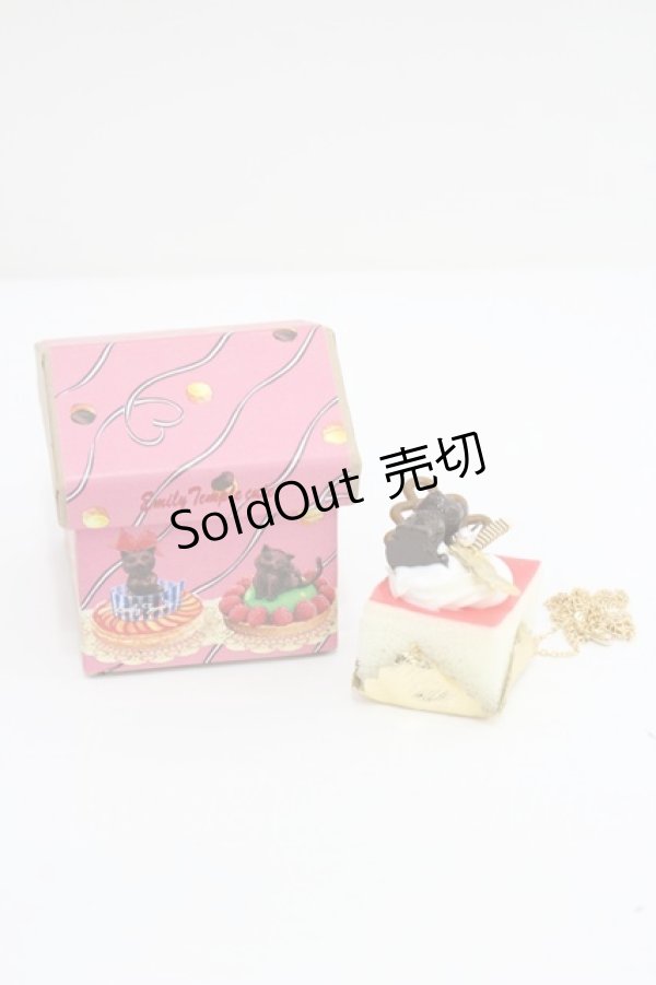 画像5: Emily Temple cute / chaton　berryケーキネックレス  ピンクＸブラウンＸゴールド I-26-03-08-002-ET-AC-SA-ZI (5)