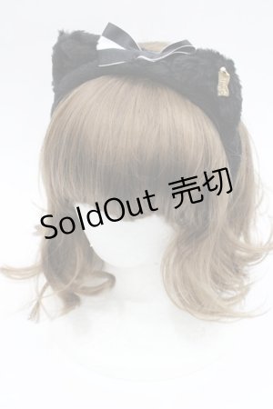 画像: Emily Temple cute / ハロウィン黒ネコカチューシャ  黒 I-26-03-08-028-ET-AC-SA-ZI