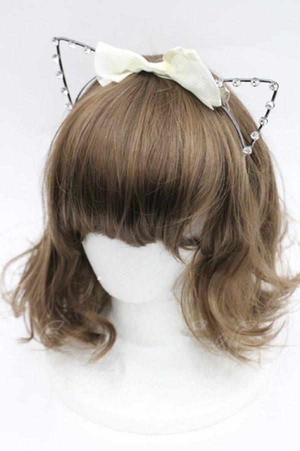 画像1: Emily Temple cute / メタルCATカチューシャ  シルバー I-26-03-08-029-ET-AC-SA-ZI (1)