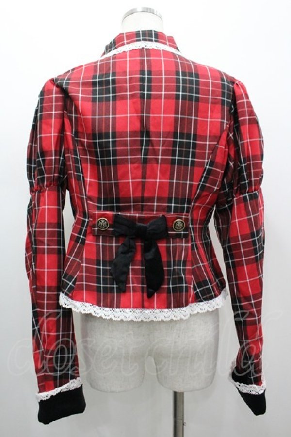 画像2: Eri Aino's collaboration / TT*AINCHKベロアジャケット　シャーロットの水曜日 ジャケット L 中赤 I-26-03-10-031-PU-JA-SA-ZI (2)