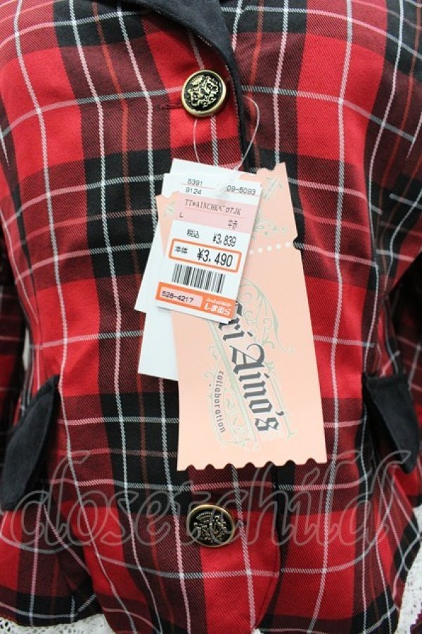 画像3: Eri Aino's collaboration / TT*AINCHKベロアジャケット　シャーロットの水曜日 ジャケット L 中赤 I-26-03-10-031-PU-JA-SA-ZI (3)