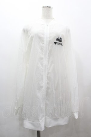 画像: NOEMIE / ナイロンシアーブルゾン M 白 I-26-03-10-034-LO-CO-TE-ZI