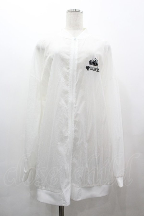 画像1: NOEMIE / ナイロンシアーブルゾン M 白 I-26-03-10-034-LO-CO-TE-ZI (1)